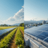 Featured image showing solar business opportunities in rural and urban areas for 2025