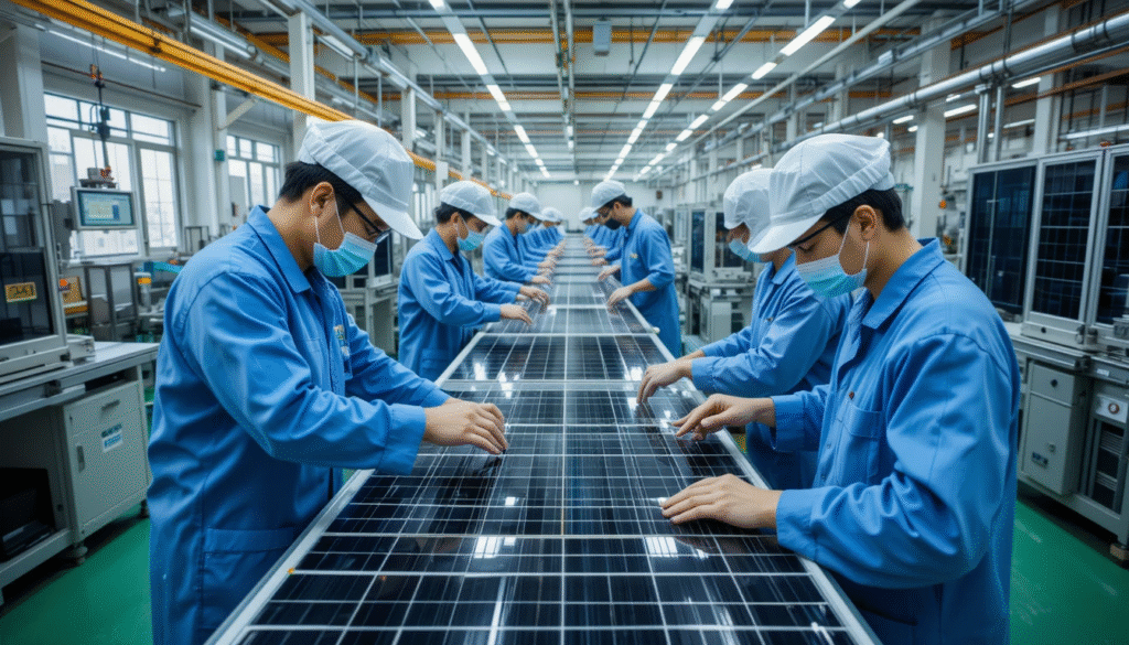 Solar panel manufacturing machinery and investment setup for small business