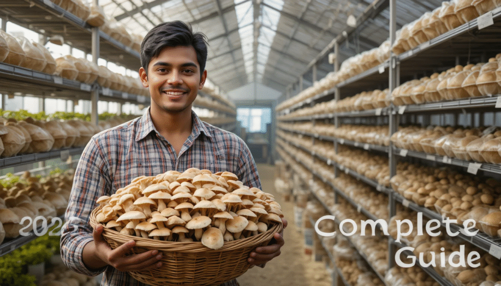 small scale mushroom farming