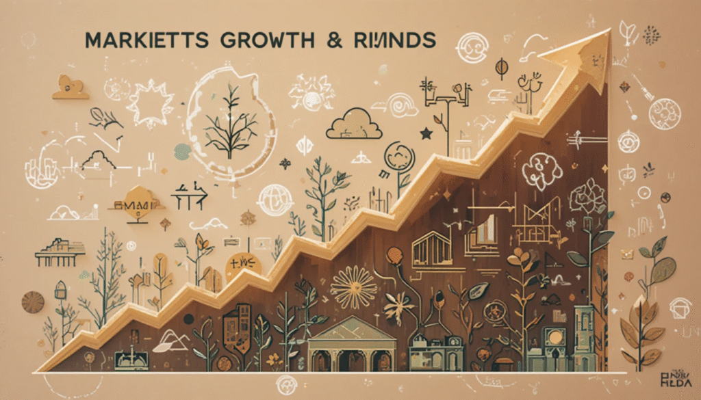 Infographic showing cold pressed oil market growth trends and statistics