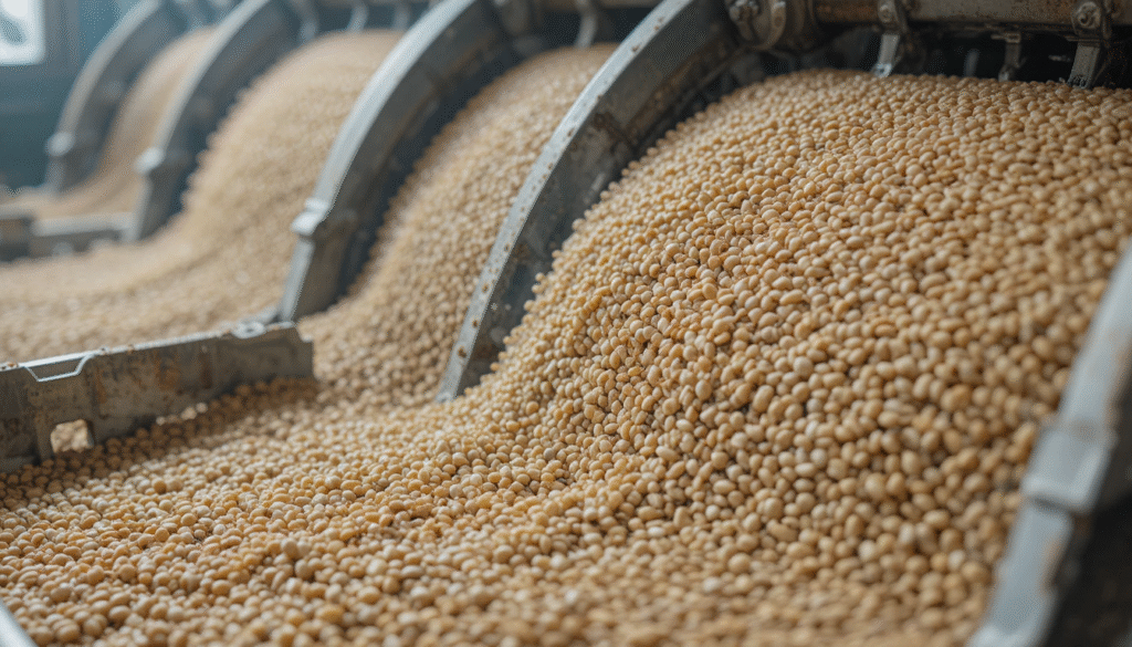 Step by step cold pressed oil manufacturing process collage