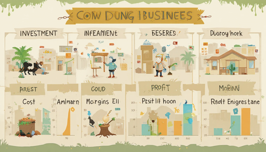 Financial planning for cow dung business ideas with cost and profit analysis