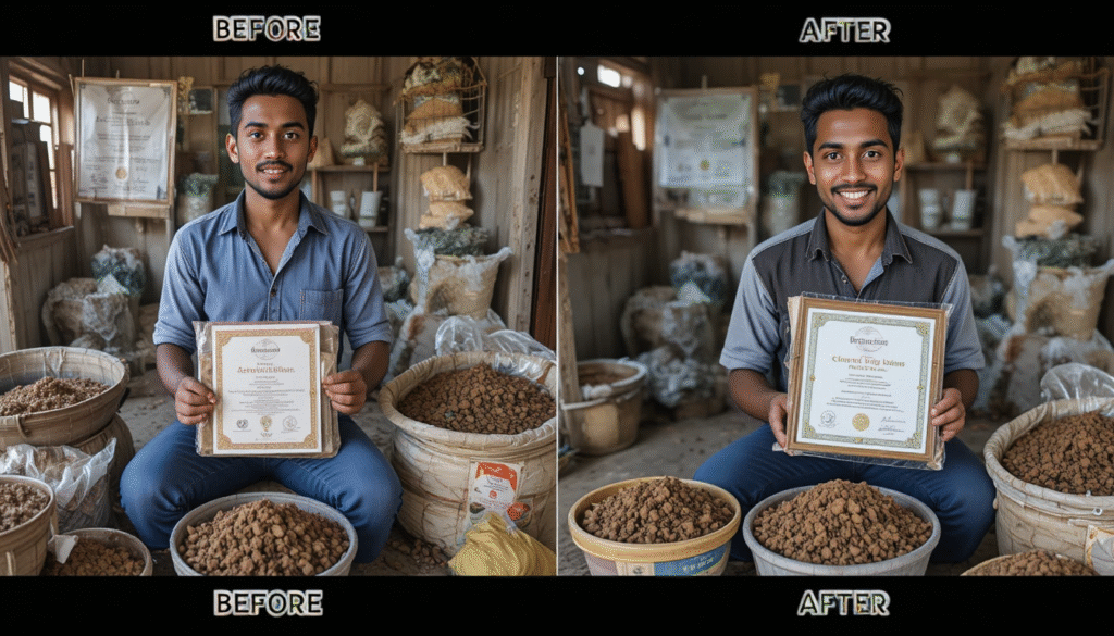 Success story of a cow dung business entrepreneur in India