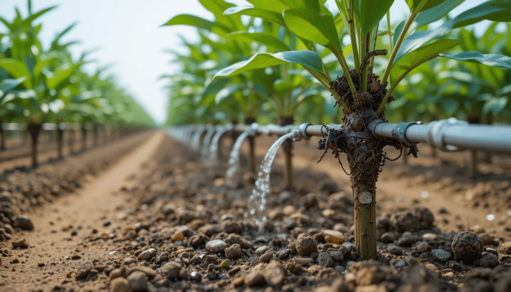 Efficient irrigation system in betel nut plantation