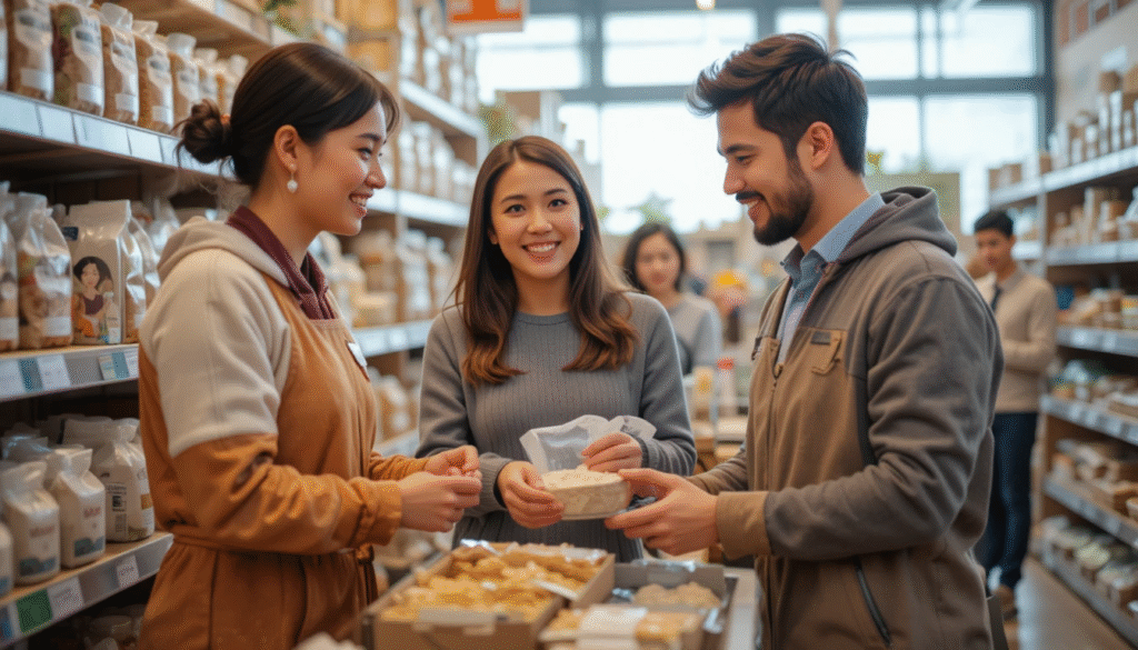 Flour products marketing and sales channels