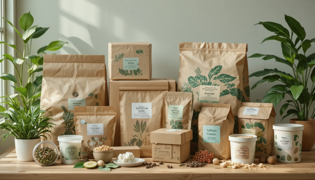 Eco-friendly packaging solutions for small businesses with sustainable materials