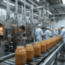 Modern peanut butter manufacturing unit with complete production line